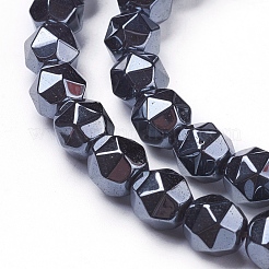 Non-magnetic Synthetic Hematite Beads Strands&nbsp;G-F613-01-B