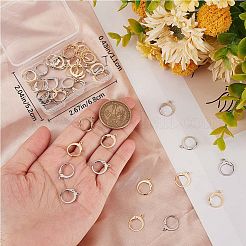 60Pcs 2 Color 304 Stainless Steel Leverback Earring Findings&nbsp;DIY-CN0002-52
