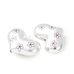 Plating Printed Acrylic Beads&nbsp;AC-CBA655C-09