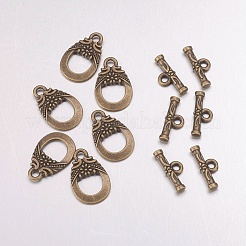 Tibetan Style Alloy Toggle Clasps&nbsp;MAC2014-NF
