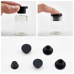 30Pcs 5 Styles Silicone Hole Plugs&nbsp;AJEW-GF0011-63E