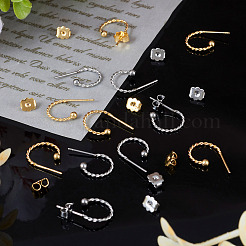 Stainless Steel Twist Studs Earrinds&nbsp;EJEW-TA0001-40