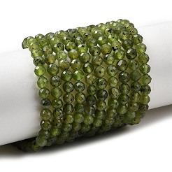 Natural Green Jade Beads Strands&nbsp;G-P603-C-4mm-03A