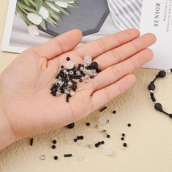 DIY Glass Seed Beads Jewelry Set Making Kit&nbsp;DIY-YW0004-23