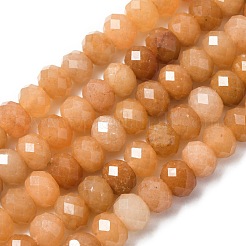 Natural Red Aventurine Beads Strands&nbsp;G-B179-A05-6x8mm