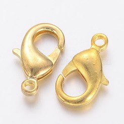 Brass Lobster Claw Clasps&nbsp;KK-904-G-NF