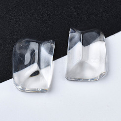 Transparent Rectangle Resin Cabochons&nbsp;CRES-N031-006A-A01