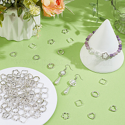 120Pcs 4 Styles Alloy Bead Frame&nbsp;FIND-UN0007-36
