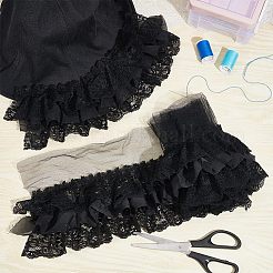 Pleated Chiffon Lace Trim&nbsp;SRIB-NB0001-10C