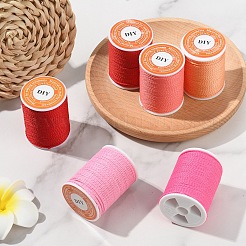 6 Rolls 6 Colors Round Waxed Polyester Cord&nbsp;YC-YW0001-08A
