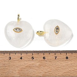 Natural Quartz Crystal Pendants&nbsp;G-P585-03G-23