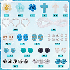 DIY Bracelet Making Finding Kits&nbsp;DIY-SC0032-36