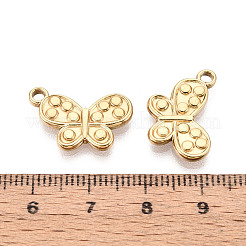 304 Stainless Steel Butterfly Pendants&nbsp;STAS-T069-33G