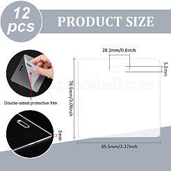 Transparent Acrylic Badge Buddy Blanks&nbsp;LS-TACR-WH0022-06B
