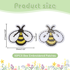50Pcs Hot Melt Adhesive & Non-woven Fabric Patches&nbsp;AJEW-HY0002-54