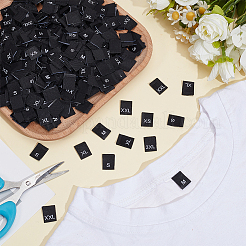 700Pcs Polyester Clothing Size Labels&nbsp;DIY-CY0003-92A