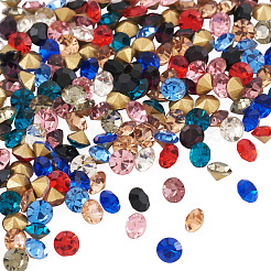Pointed Back Glass Rhinestone Cabochons&nbsp;RGLA-YS0001-05