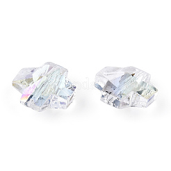 Electroplate Transparent Glass Beads&nbsp;EGLA-N012-002-NF