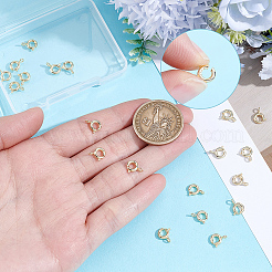 20Pcs Brass Spring Ring Clasps&nbsp;KK-BBC0025-72B