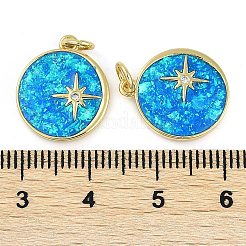 Rack Plating Brass Micro Pave Clear Cubic Zirconia Pendants&nbsp;X-KK-U032-18G