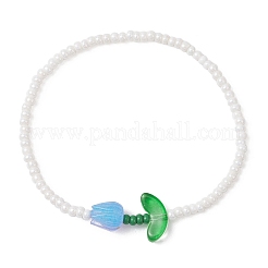 8pcs Glass Stretch Bracelets&nbsp;BJEW-MZ00302