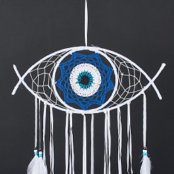 Creative Evil Eyes Dream-catching Decoration Pendant&nbsp;HJEW-K034-02