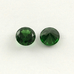 Diamond Shaped Cubic Zirconia Pointed Back Cabochons&nbsp;ZIRC-R004-9mm-08