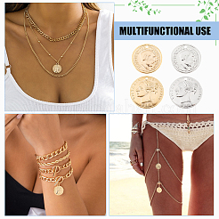 32Pcs 4 Style Brass Charms&nbsp;KK-BC0009-53