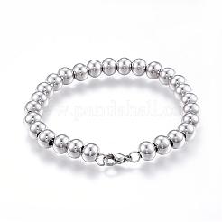 Tarnish Resistant 201 Stainless Steel Ball Chain Bracelets&nbsp;BJEW-E295-03