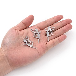 Tarnish Resistant 201 Stainless Steel Pendants&nbsp;STAS-T056-LA326-1
