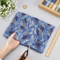 Fish Scales Pattern Cotton Fabric&nbsp;DIY-WH0622-777D