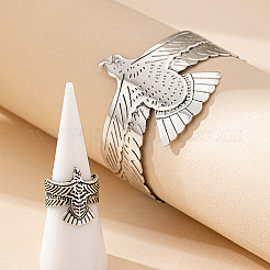 Eagle Alloy Cuff Bangles & Rings Sets for Women&nbsp;FS-WG75483-01