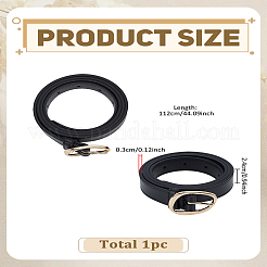 PU Leather Corset Belts with Zinc Alloy Clasps&nbsp;AJEW-WH0007-33A
