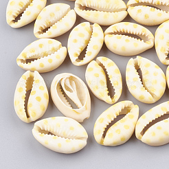 Printed Cowrie Shell Beads&nbsp;X-SHEL-S274-02