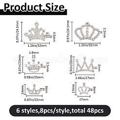 48Pcs 6 Styles DIY Jewelry Making Findings Kits&nbsp;FIND-FH0012-23
