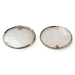 Natural Capiz Shell Pendants&nbsp;BSHE-Z005-09