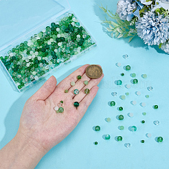 540Pcs 12 Styles Transparent Glass Beads&nbsp;GLAA-SC0003-09