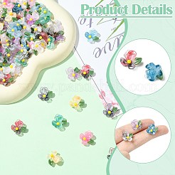 100Pcs 10 Colors Transparent Resin Cabochons&nbsp;FIND-CJ0004-67