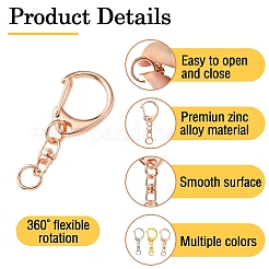 Iron Split Key Rings&nbsp;FIND-YWC0008-01G