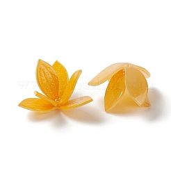 Opaque Resin Bead Caps&nbsp;RESI-L035-14