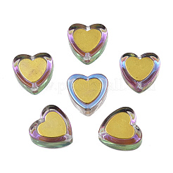 Electroplate Transparent Glass Beads&nbsp;LAMP-N032-05-D02