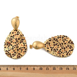 304 Stainless Steel Enamel Stud Earrings&nbsp;EJEW-Z084-15G-05