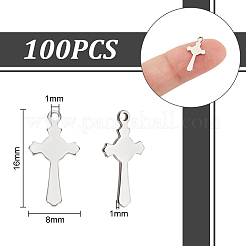 100Pcs 201 Stainless Steel Pendants&nbsp;FIND-UN0016-23