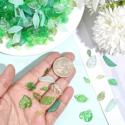 350Pcs 10 Styles Transparent Acrylic Pendants&nbsp;OACR-PA0001-23