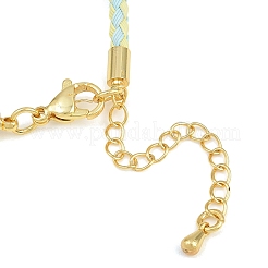 Braided Steel Wire Bracelet Making&nbsp;KK-CBA6056-03G
