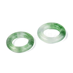 Dyed Natural White Jade Linking Rings&nbsp;G-Q601-43C
