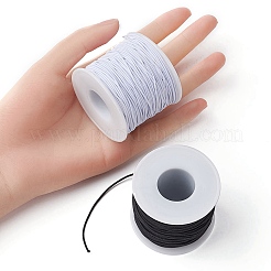 2 Rolls 2 Colors Round Polyester Elastic Cord&nbsp;EC-YWC001-04