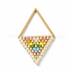 Handmade MIYUKI Japanese Seed Loom Pattern Seed Beads&nbsp;PALLOY-MZ00055