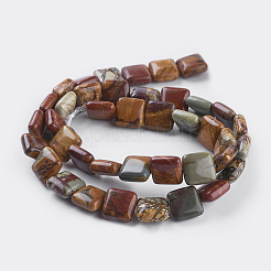 Natural Picasso Stone/Picasso Jasper Graduated Bead Strands&nbsp;G-P358-05-12mm