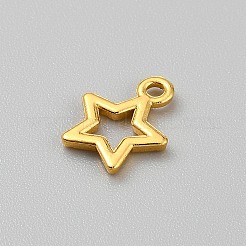 Alloy Open Back Bezel Pendants&nbsp;FIND-WH0152-473C-G